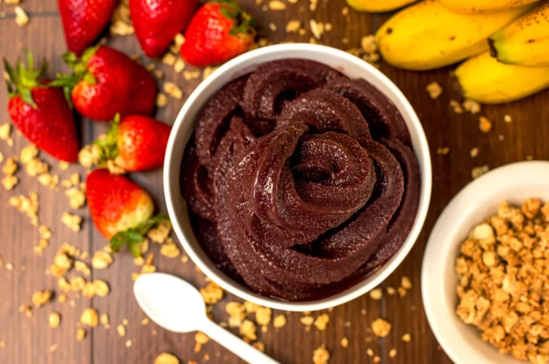 Açai bowl glacé