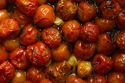 Tomates cerises rôties