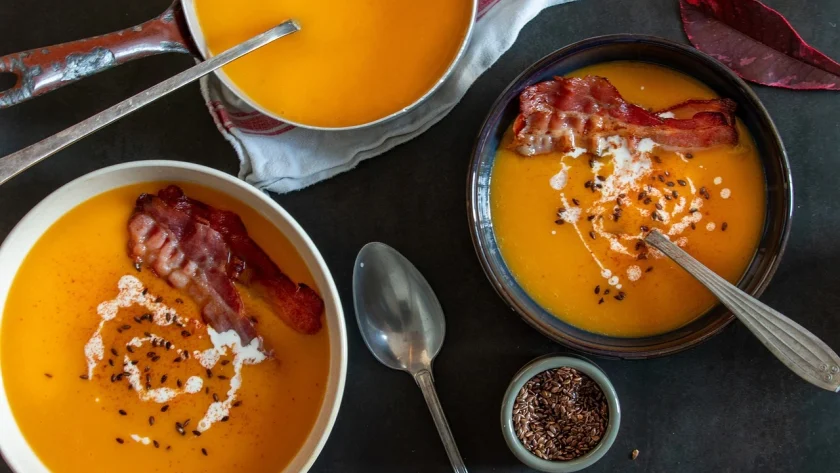 Soupe de courge butternut