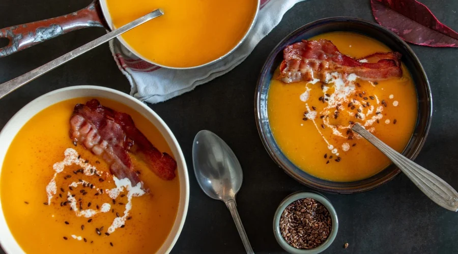 Soupe de courge butternut