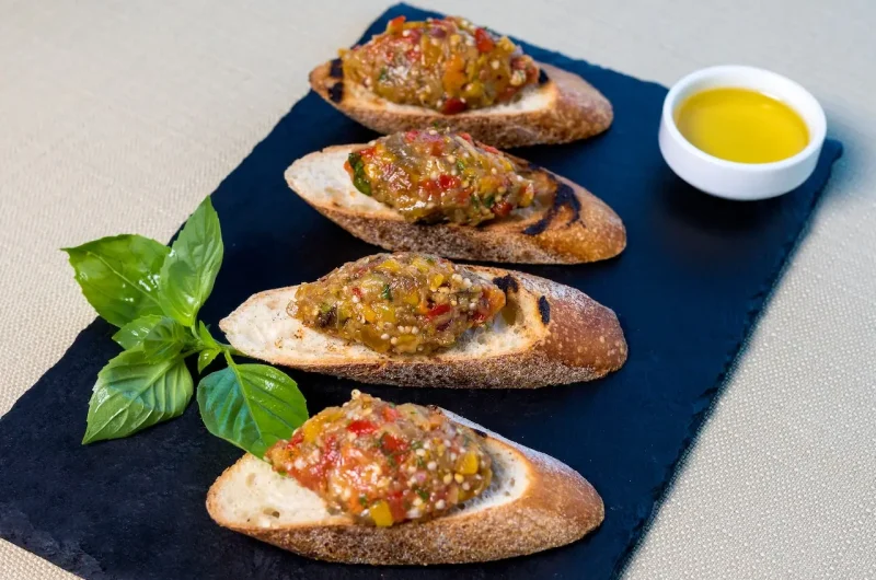 Caviar d’aubergine au Curcuma