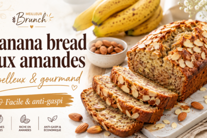 Banana Bread amandes anti gaspi