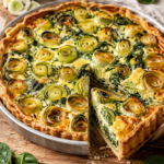 Recette tarte poireaux epinards