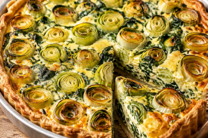 Recette tarte poireaux epinards