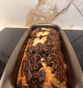 Recette marbré chocolat vanille