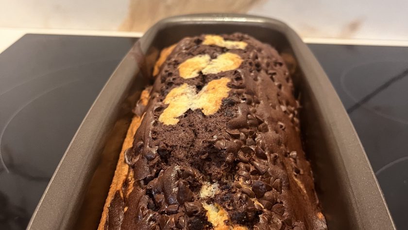 Recette marbré chocolat vanille