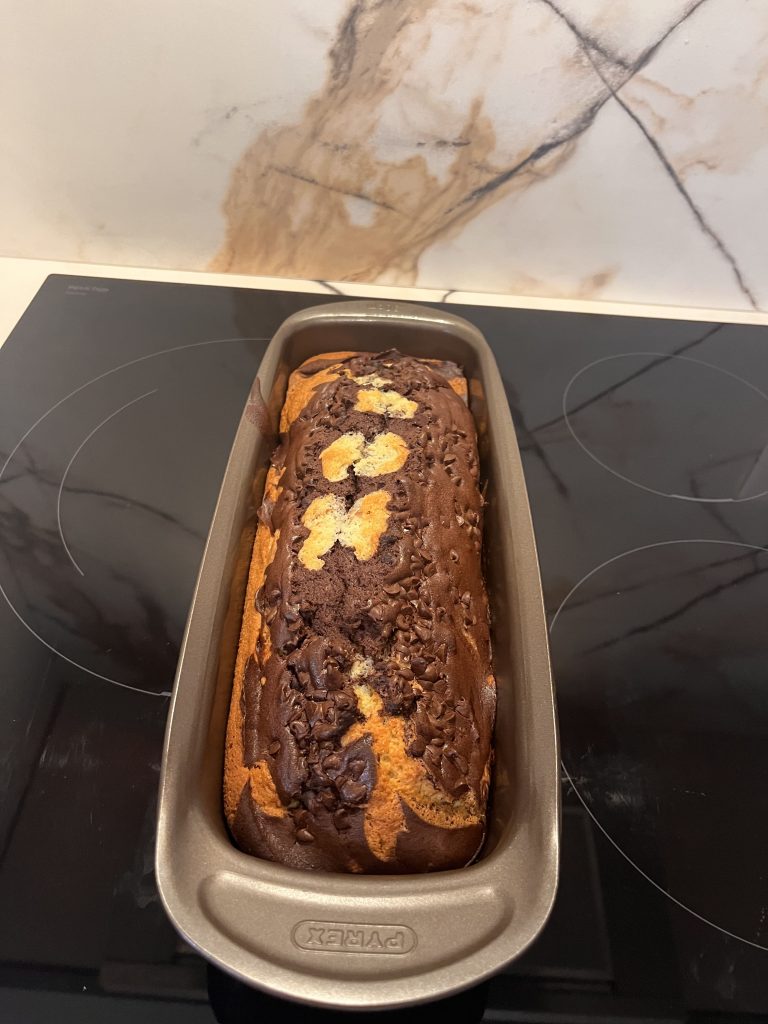 Recette marbré chocolat vanille