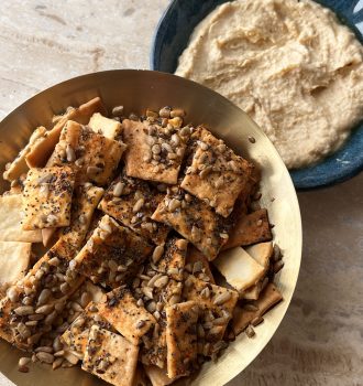 recette de crackers aux graines croustillants