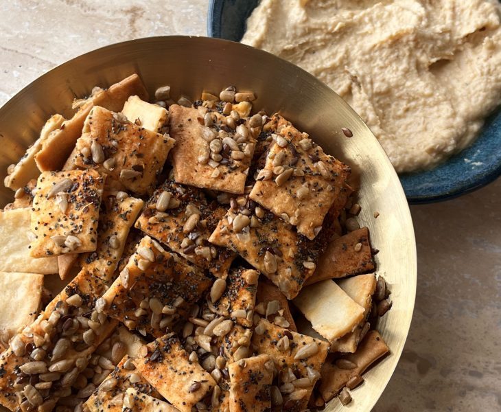 recette de crackers aux graines croustillants