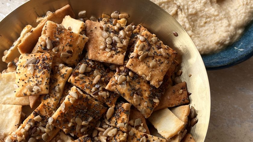 recette de crackers aux graines croustillants