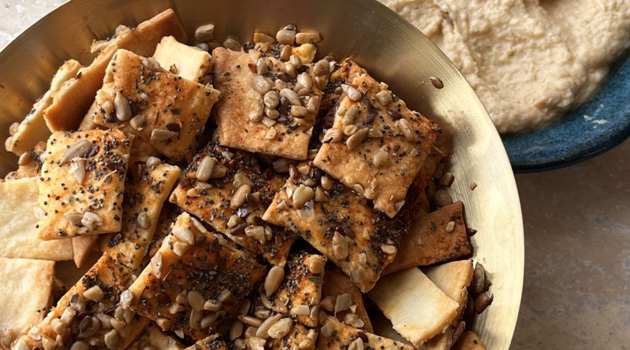 recette de crackers aux graines croustillants