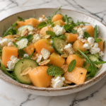 Salade Melon feta menthe